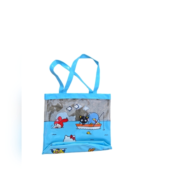 Lootcrate and Sanrio hello kitty vinyl beach tote bag - Picture 1 of 6